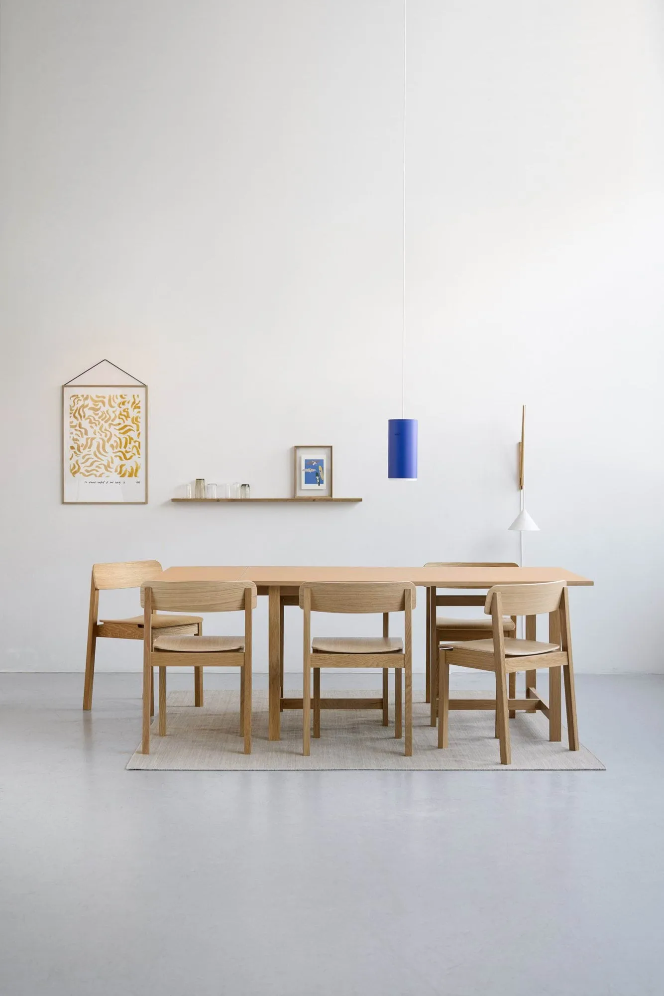Suspended Wall Lamp, Eg-hvid MOEBE