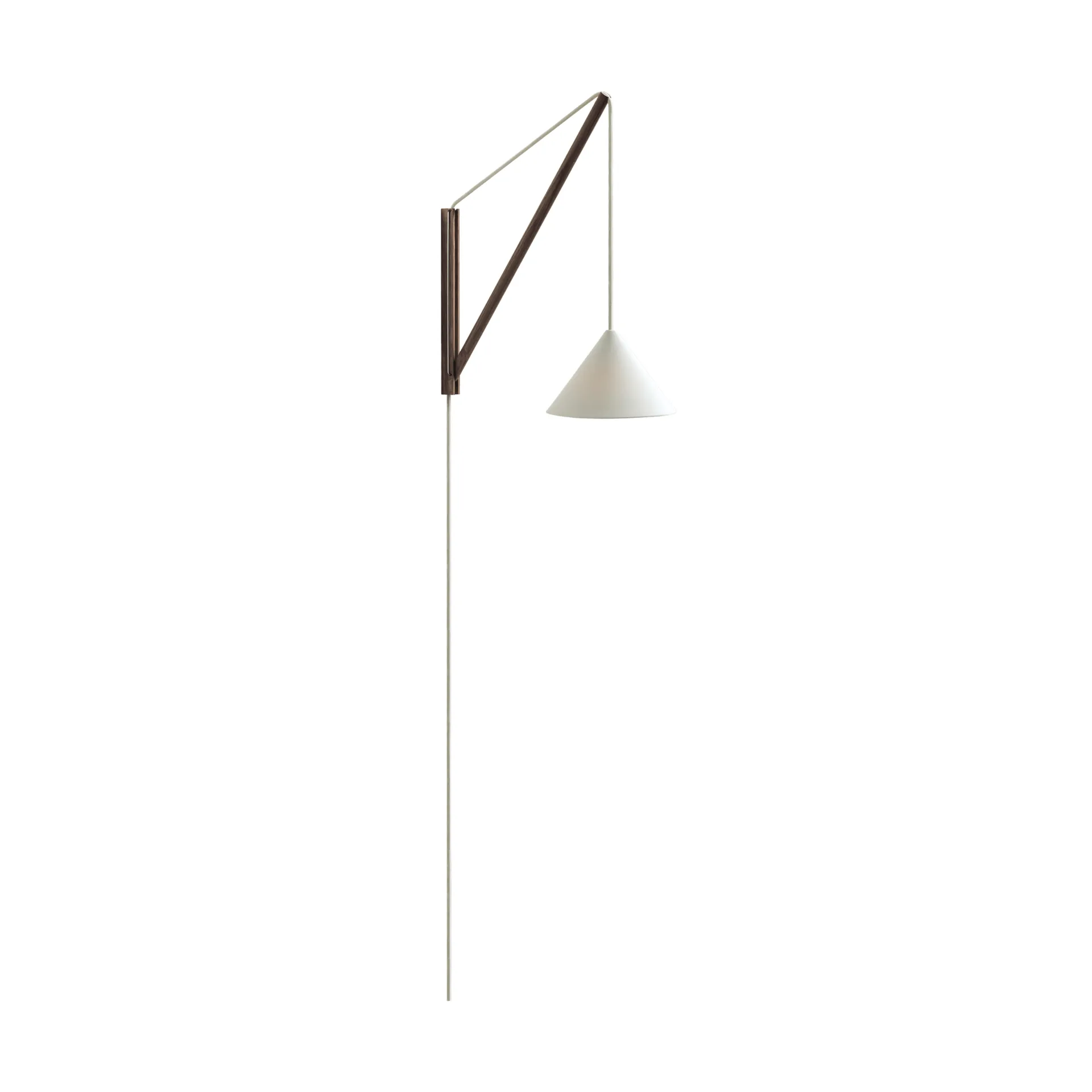 Suspended Wall Lamp, Røget eg-hvid MOEBE