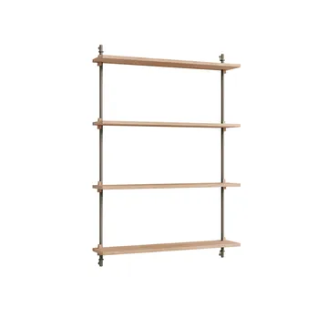 Wall Shelving væghylde - Eg-warm grey, 92x115x17,5 cm, WS.115.1 - MOEBE