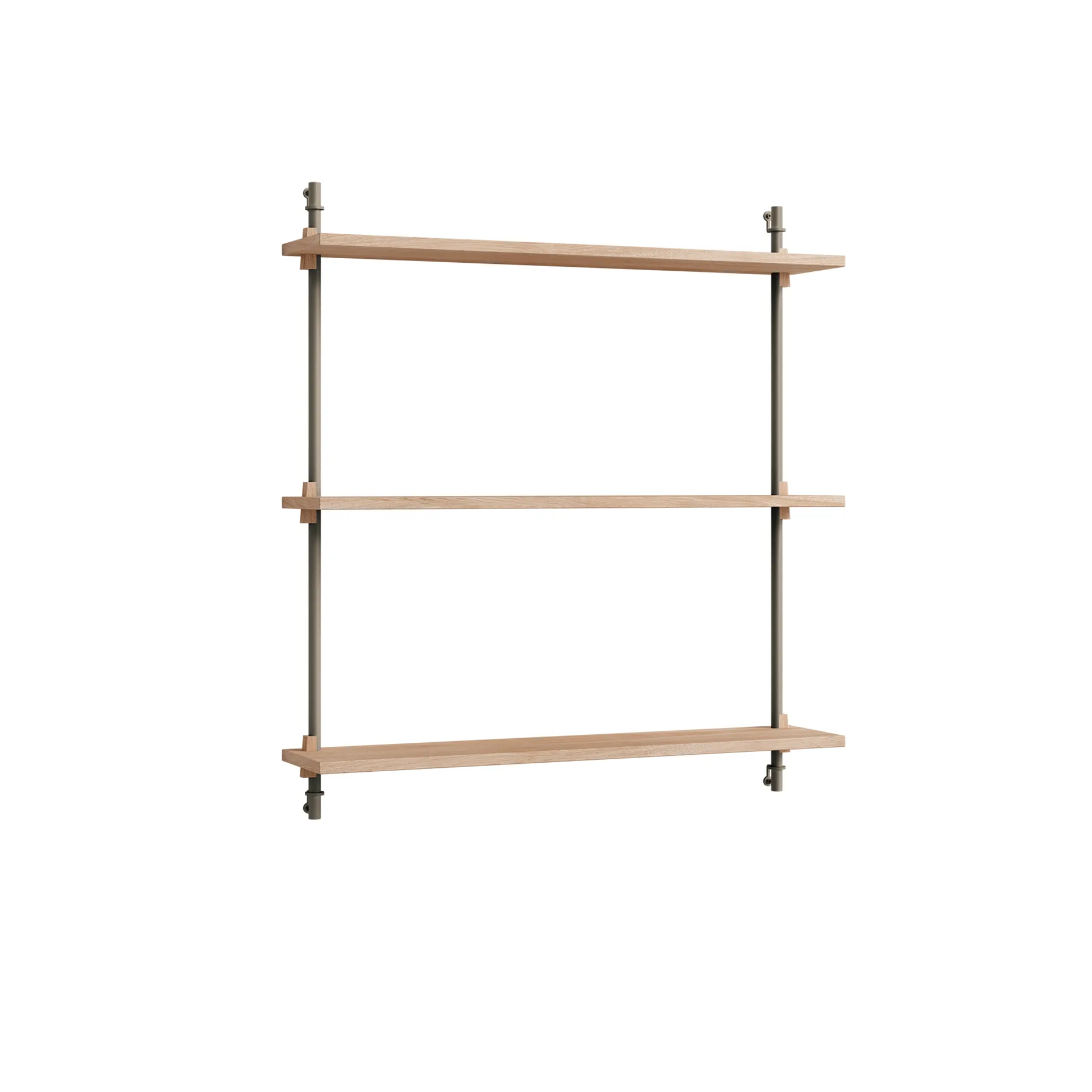 Wall Shelving væghylde, Eg-warm grey, 92x85x17,5 cm, WS.85.1 MOEBE
