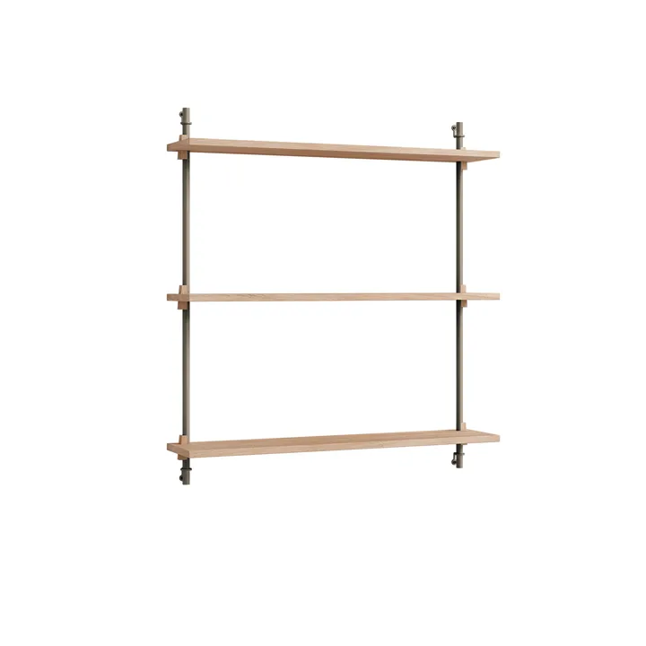 Wall Shelving væghylde - Eg-warm grey, 92x85x17,5 cm, WS.85.1 - MOEBE