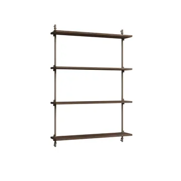 Wall Shelving væghylde - Røget eg-warm grey, 92×115×17,5 cm, WS.115.1 - MOEBE