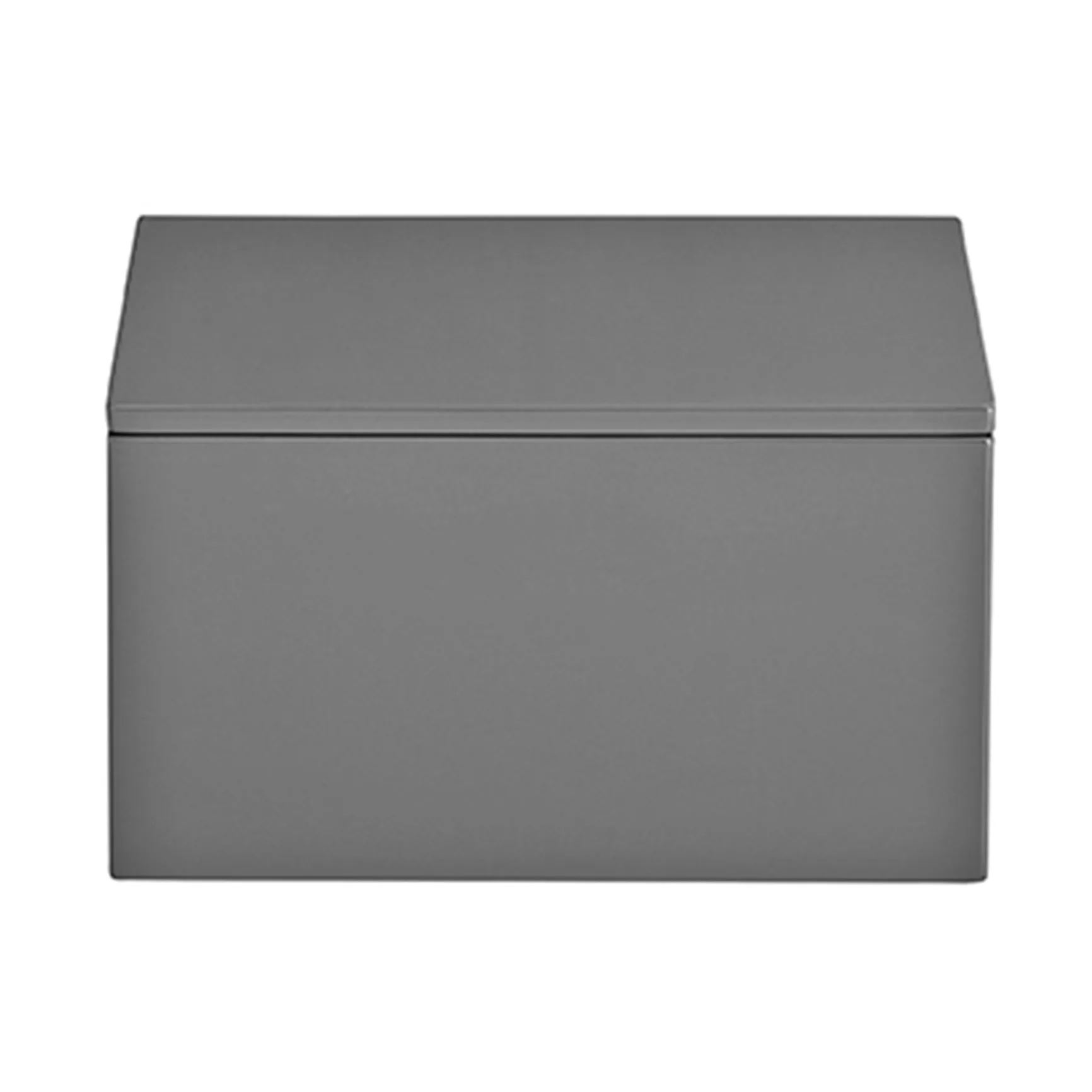 Lux lakeret opbevaringsboks 19x19x10,5 cm, Antracit Mojoo