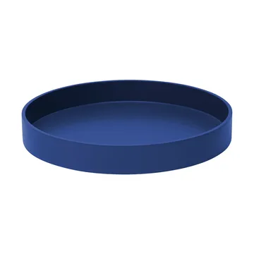 Mat lakeret dekorationsbakke Ø30x4 cm - Ultramarina - Mojoo