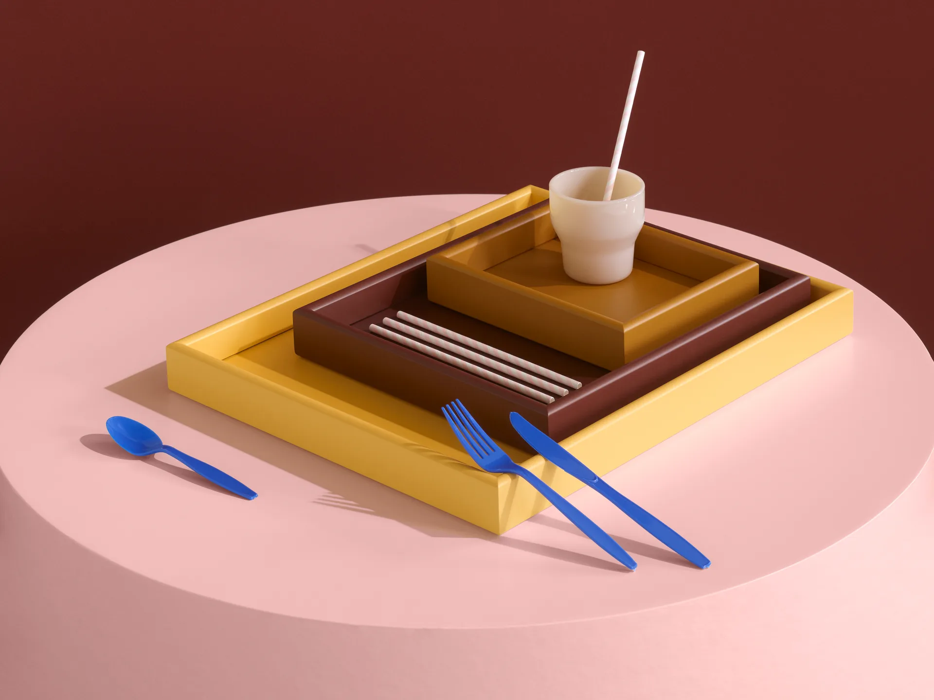 Arrange bakkesæt 3 dele, Amber-masala-akacie Montana