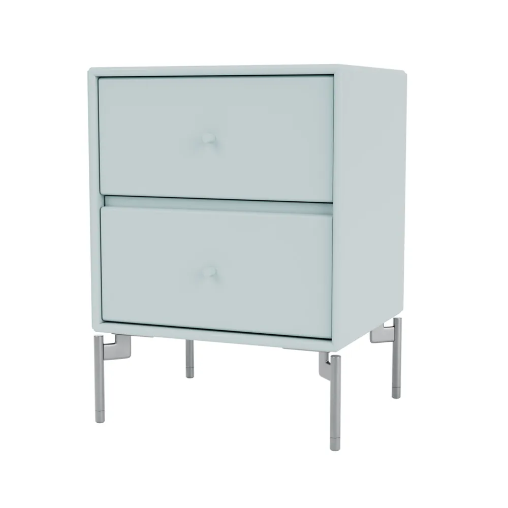 Drift sengebord, flint 148, ben i krom cm Montana