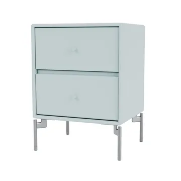 Drift sengebord - flint 148, ben i krom cm - Montana