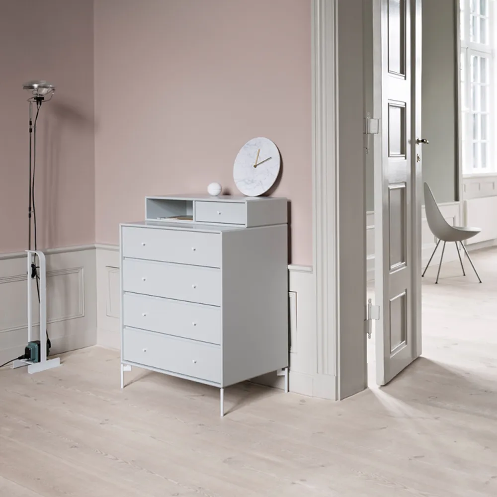 Keep kommode, fennel 144, ben i krom Montana