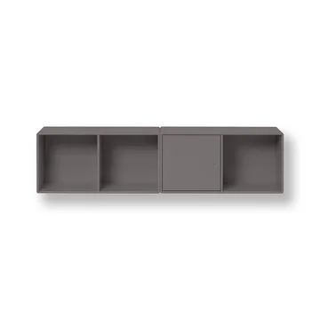 Line hyldemodul væghængt 1 låge - Coffee 35 - Montana