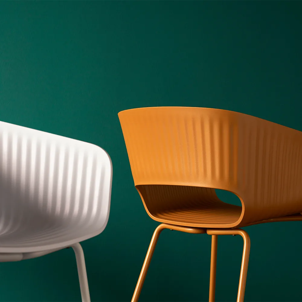 Marée 401 stol, oat158, pulverlakeret metal Montana