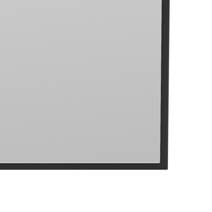 Montana firkantet spejl 69,6x69,6 cm - Black - Montana