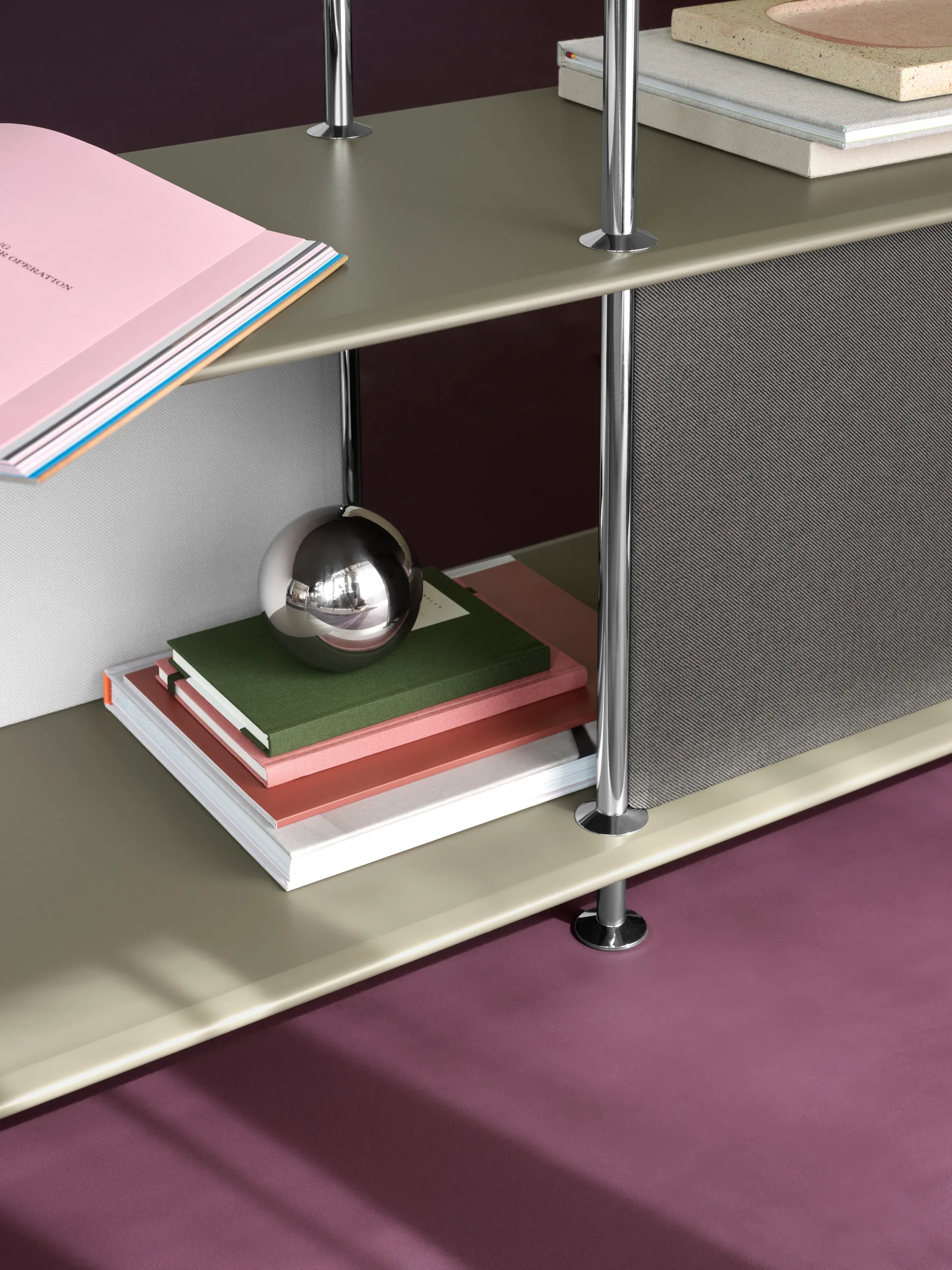 Montana Free 555000 hylde, 144 Fennel structured-chrome Montana