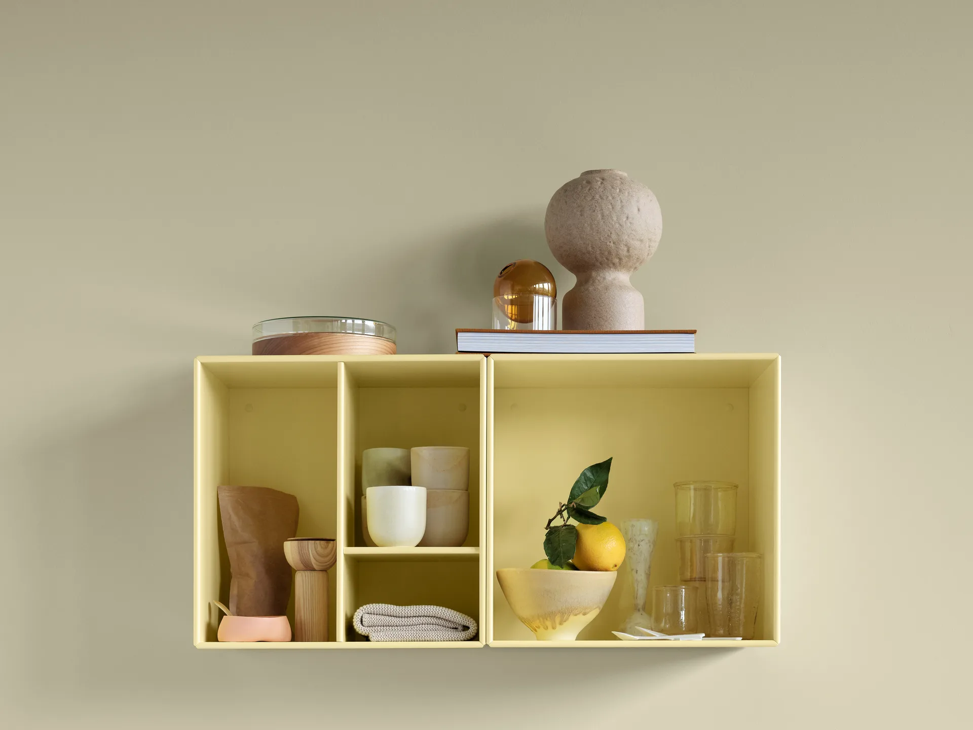 Montana Mini 1001 hylde 35x35 cm, Camomile Montana