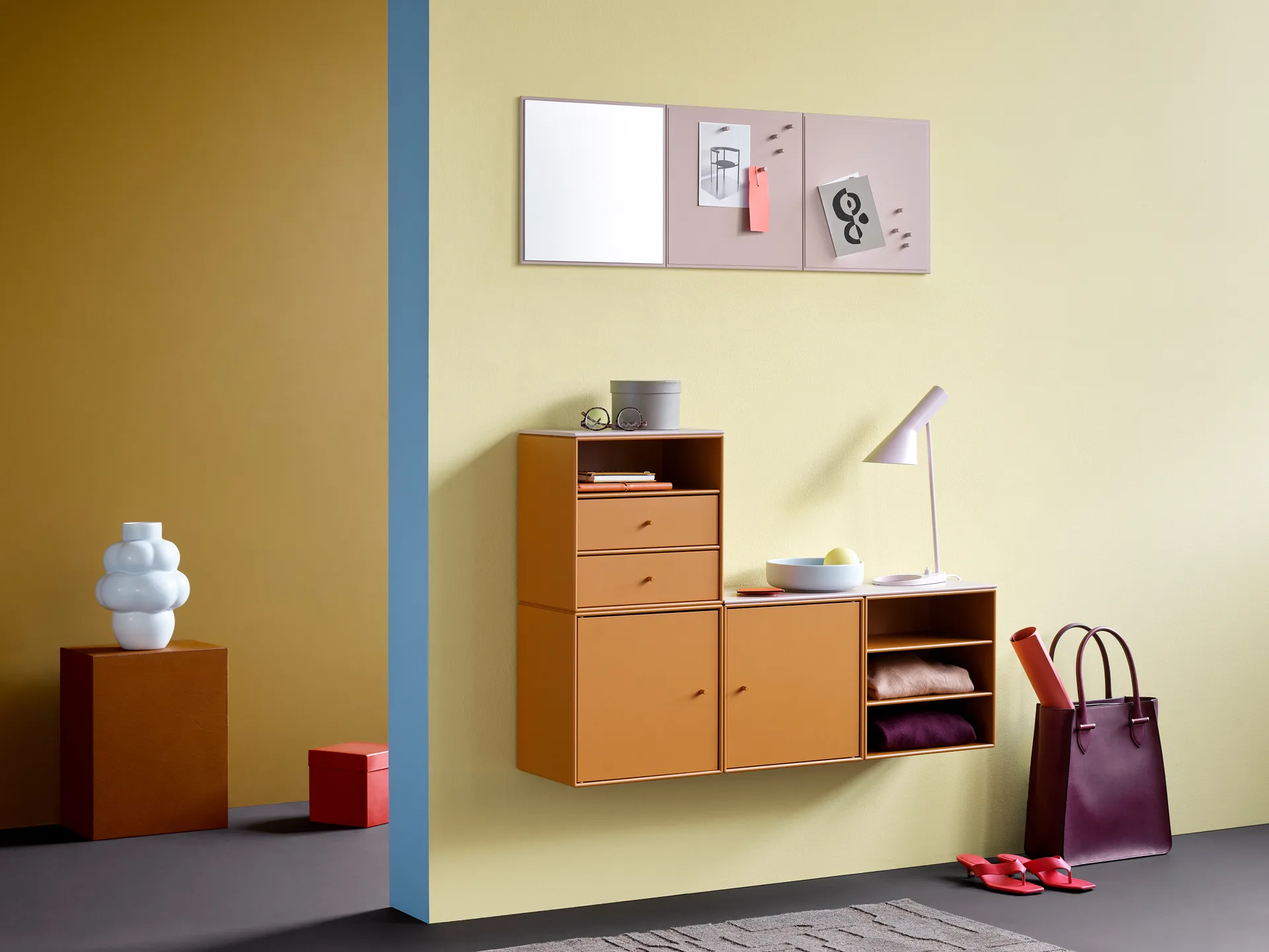 Montana Mini 1004 hylde 35x35 cm, Amber Montana