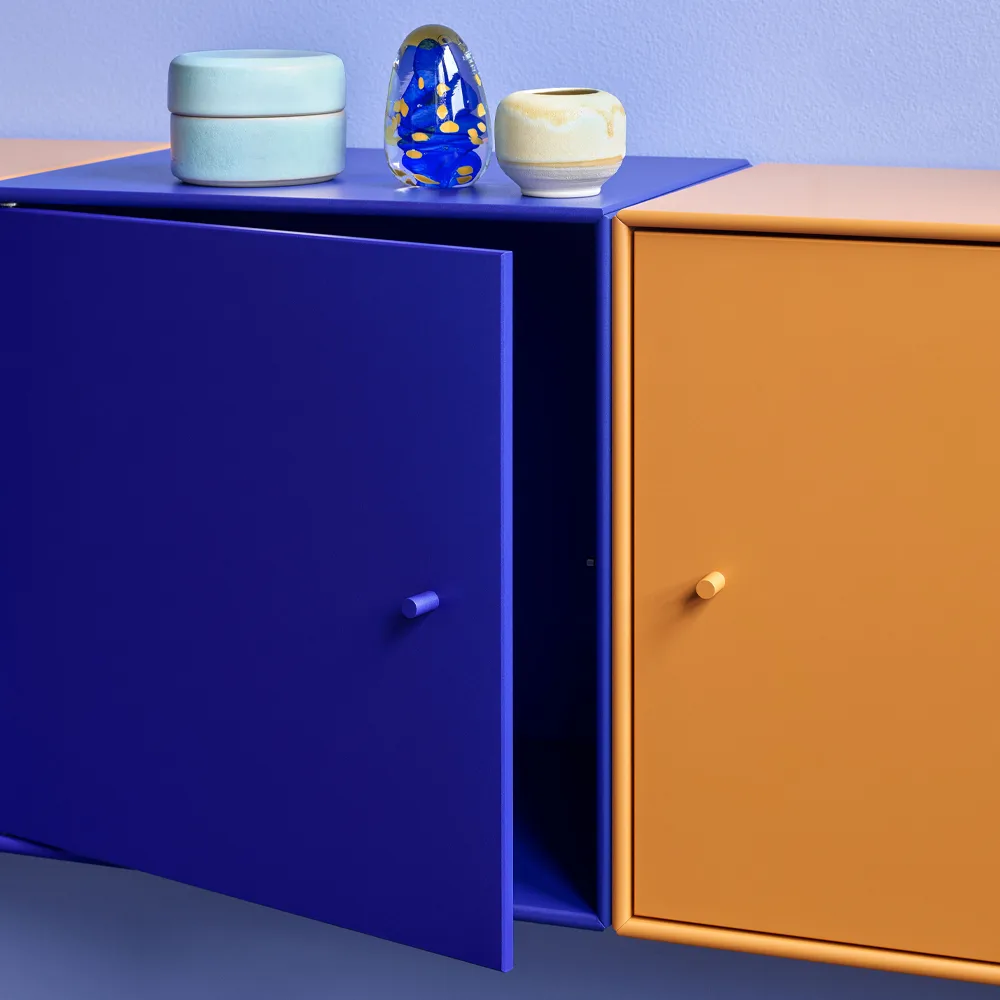 Montana Mini 1103 hyldemodul, anthracite 04, med låge Montana