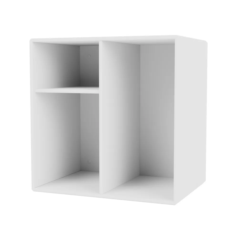 Montana Mini 1202 hyldemodul, new white 101, med hylder Montana