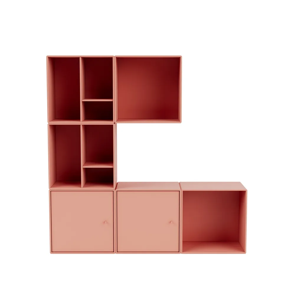 Montana Mini reolsystem 6x2 Rhubarb Montana