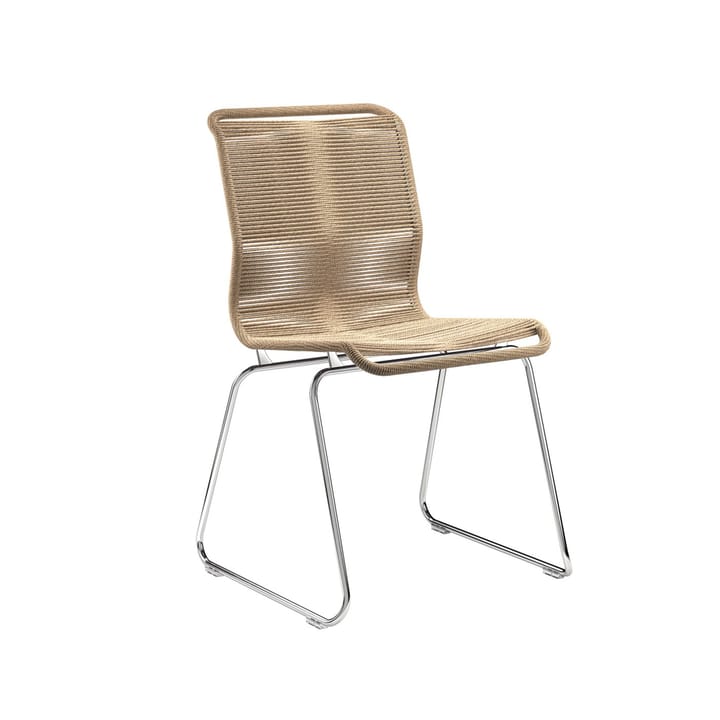 Panton One stol - natur, papir/rustfrit stål - Montana