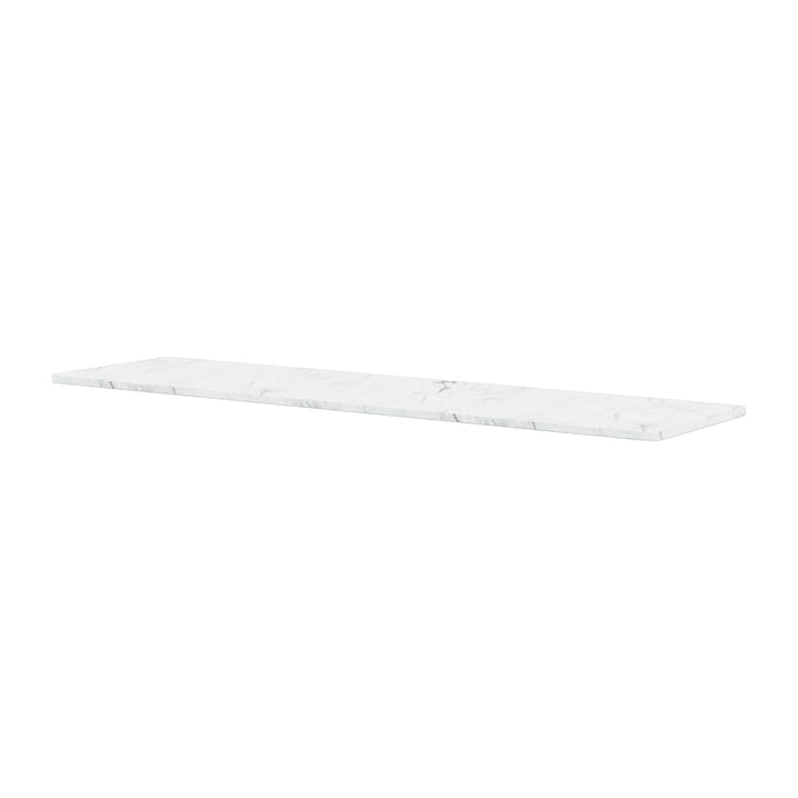 Panton Wire bordplade 18,8x70 cm - White marble - Montana
