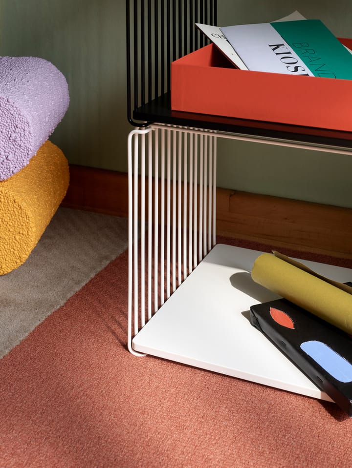 Panton Wire bordplade 34,8x34,8 cm, Smoked glass Montana