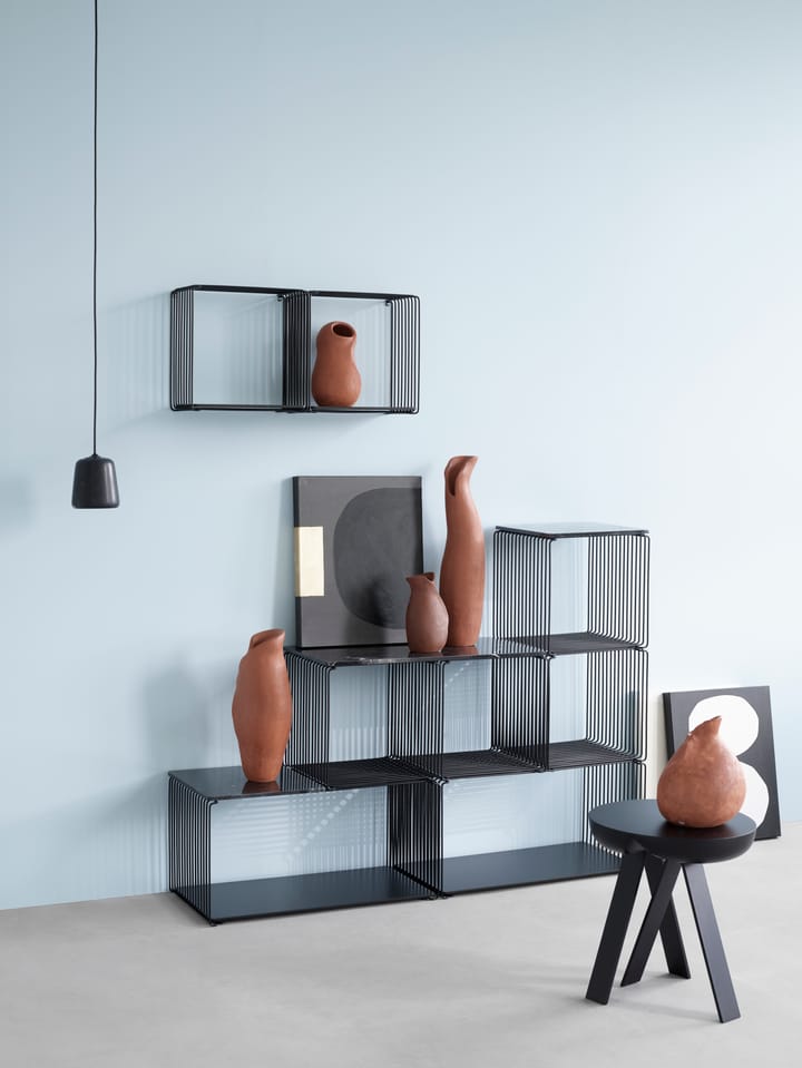 Panton Wire Extended hylde 70x34,8x34,8 cm, Black Montana