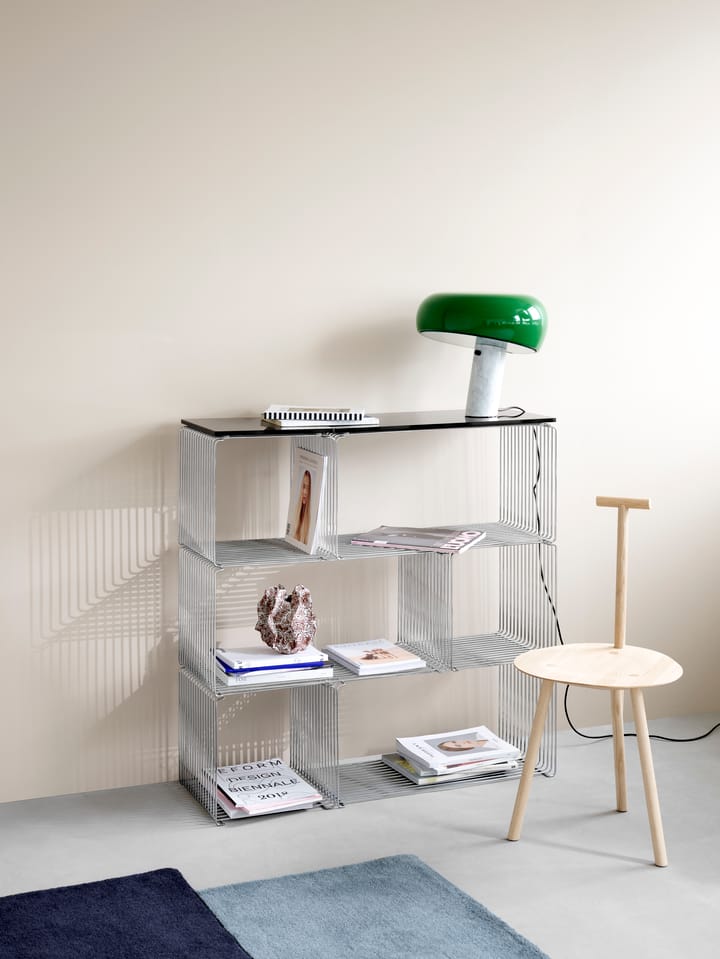 Panton Wire Extended hylde 70x34,8x34,8 cm, Chrome Montana