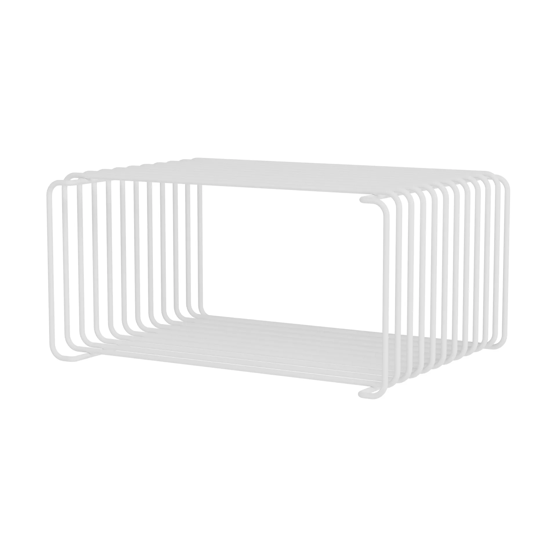 Panton Wire Half Height hylde 34,8x17,2x25,7 cm, Snow Montana