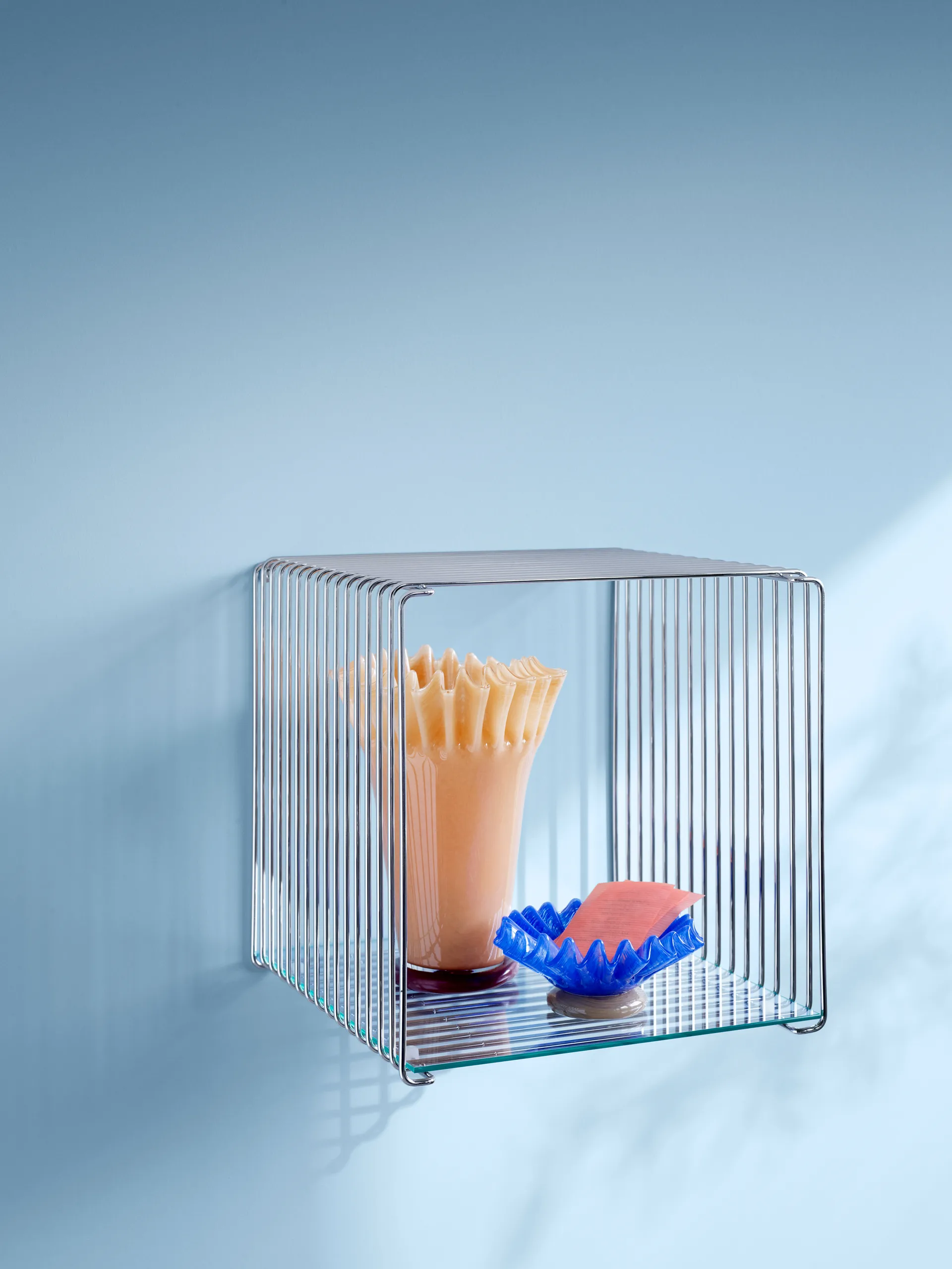 Panton Wire hyldeplade 33x34,8 cm, Glass Montana