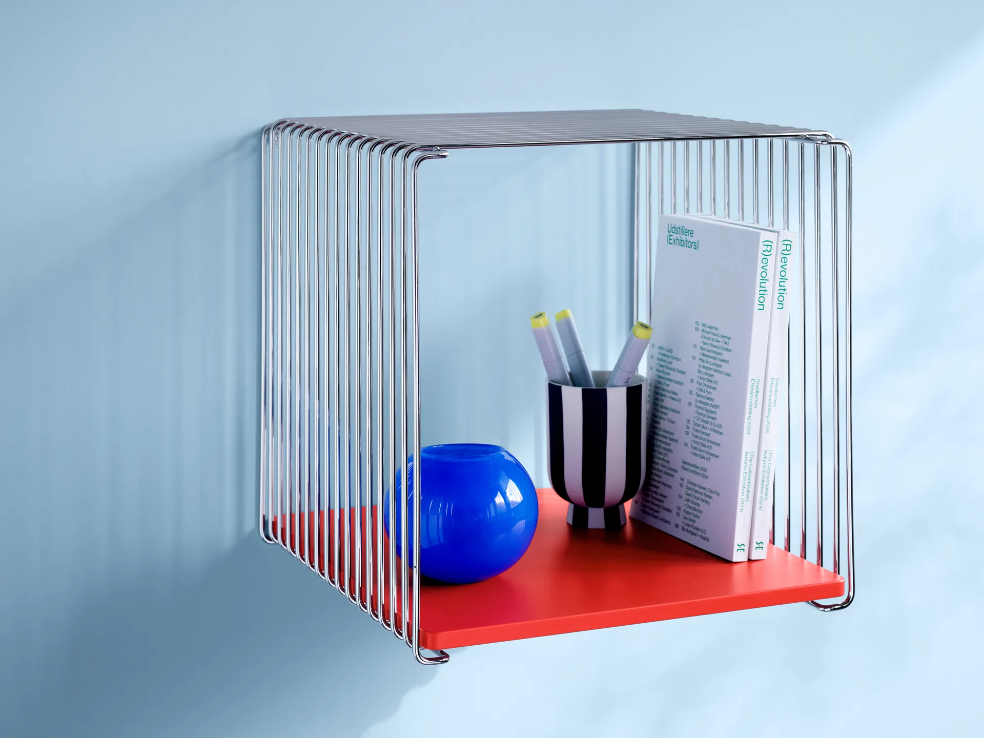 Panton Wire hyldeplade 33x34,8 cm, Glass Montana