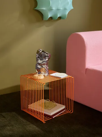 Panton Wire Single hylde 34,8x34,8x34,8 cm - Tangerine - Montana