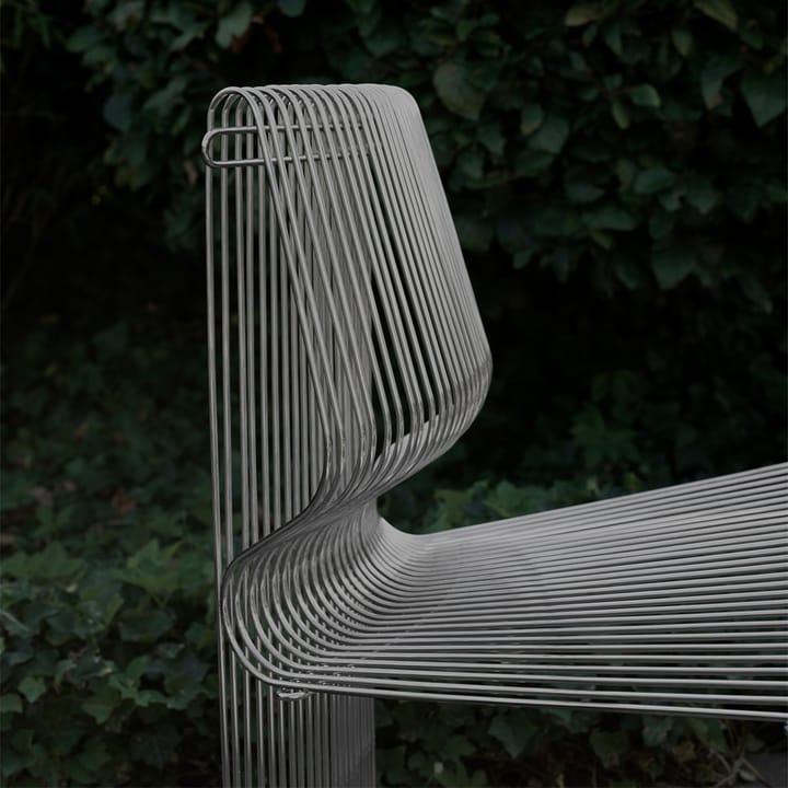 Pantonova modulsofa, stainless steel, concave Montana