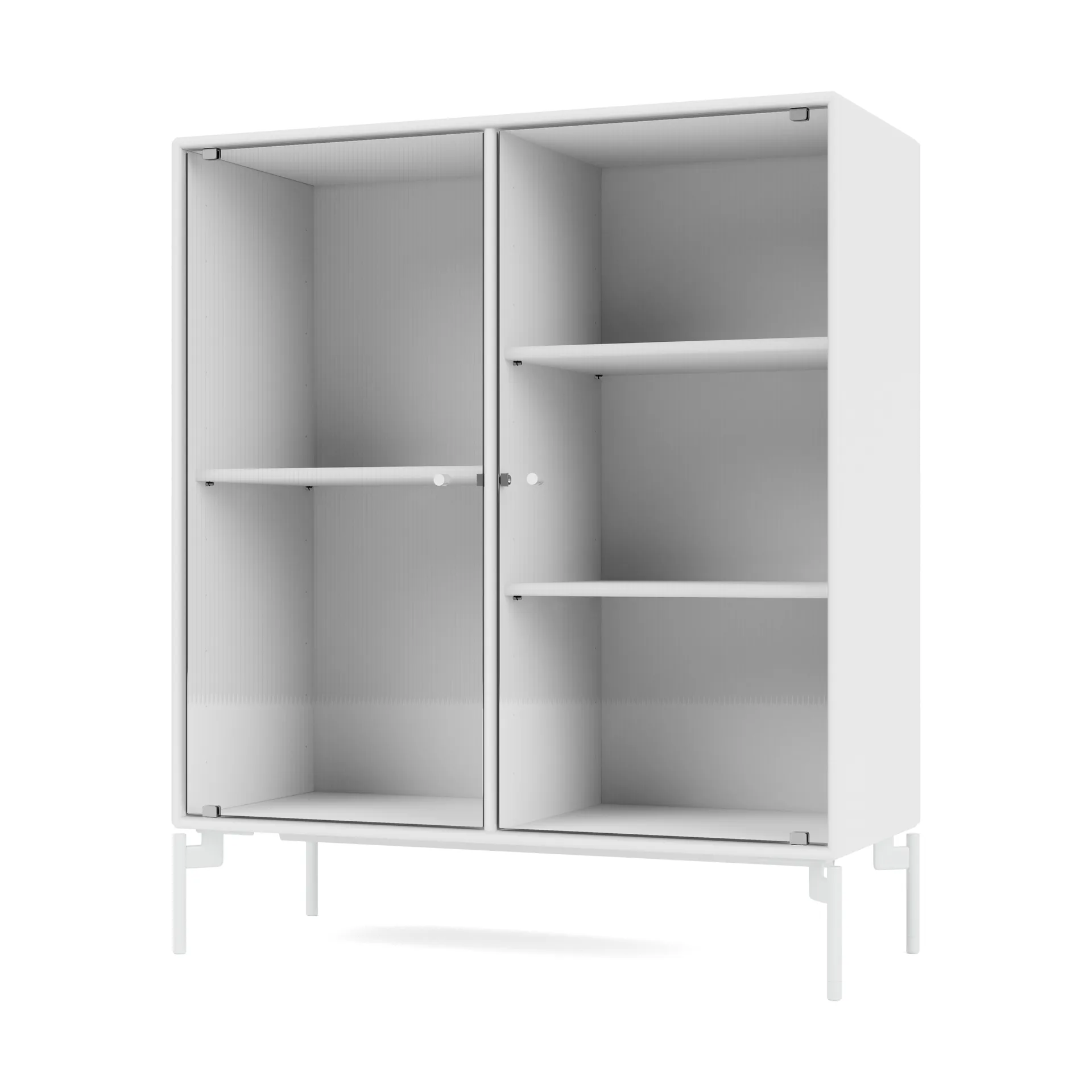 Ripple II vitrineskab 69,6x82,2x30 cm, Snow-ben snow Montana