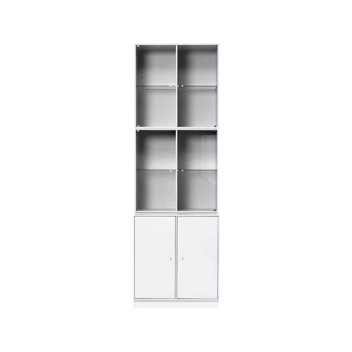 Rise vitrineskab, new white 101, med sokkel Montana