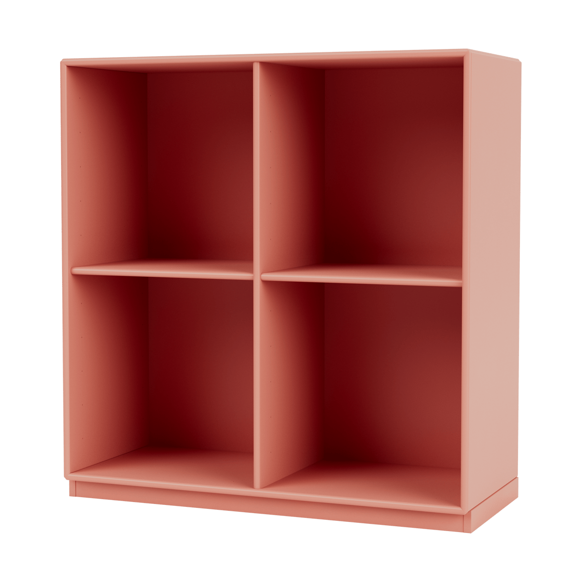Montana SHOW hylde 69,6x69,6 cm, sokkel 3 cm 151-Rhubarb