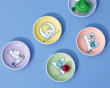 ABC Mumi minitallerken - Ø, 10,5 cm - Moomin Arabia
