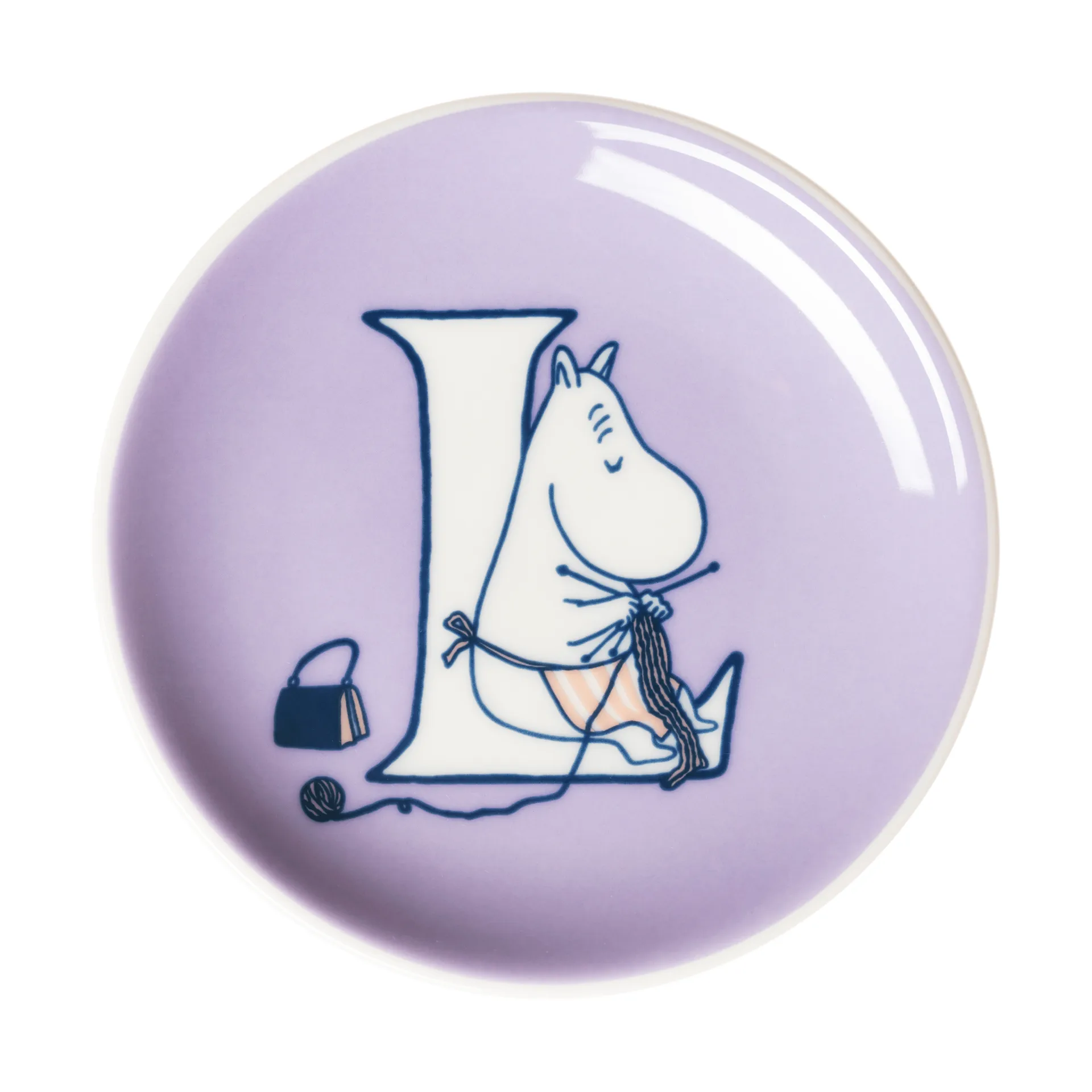ABC Mumi minitallerken, L, 10,5 cm Moomin Arabia
