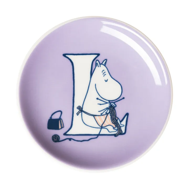 ABC Mumi minitallerken - L, 10,5 cm - Moomin Arabia