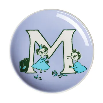 ABC Mumi minitallerken - M, 10,5 cm - Moomin Arabia