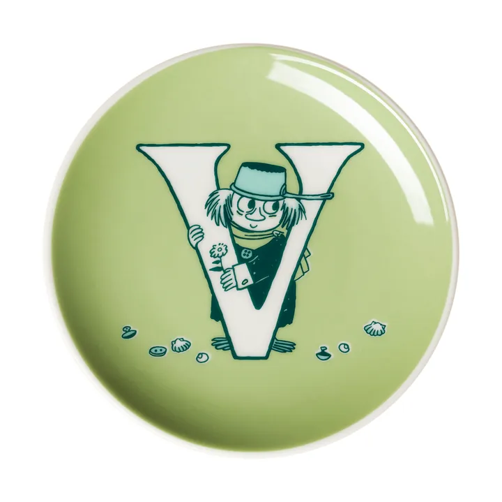 ABC Mumi minitallerken - V, 10,5 cm - Moomin Arabia