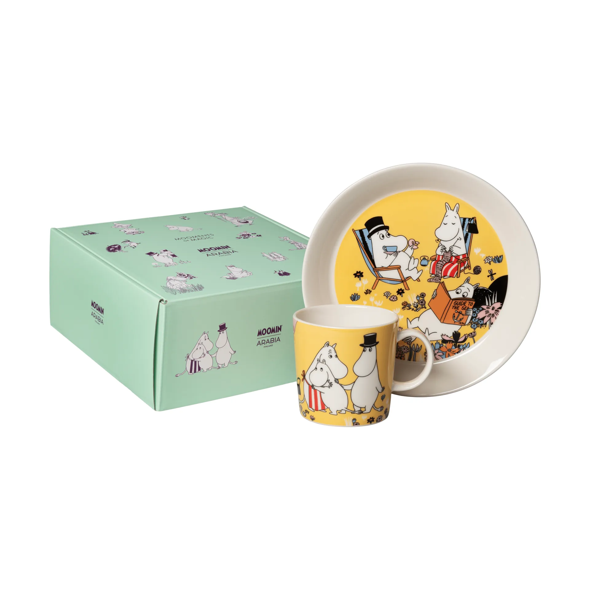 Familiehygge Mumitrold krus & tallerken, 2 dele Moomin Arabia