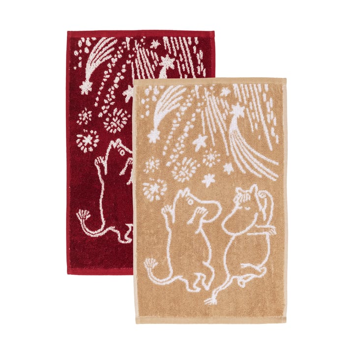 Festlige øjeblikke Mumi håndklæde 2 dele
 - 30x50 cm - Moomin Arabia