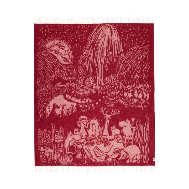 Festlige øjeblikke Mumi uldplaid - 130x170 cm - Moomin Arabia