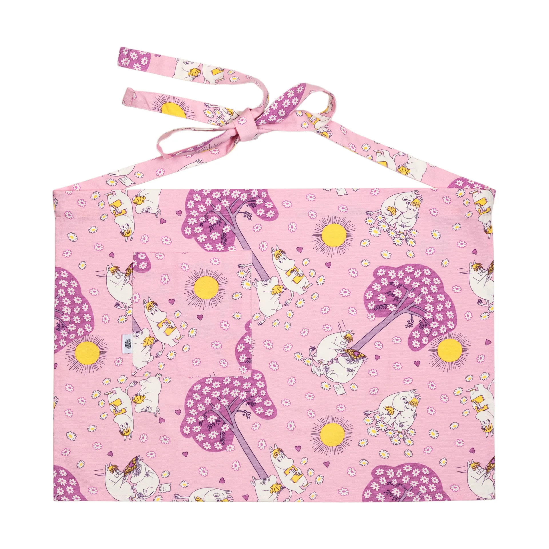 Forelskede Mumi forklæde, 87x94 cm Moomin Arabia