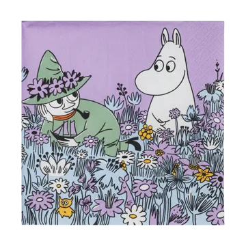 Friends Forever papirserviet 33x33 cm 20-pak - Flerfarvet - Moomin Arabia