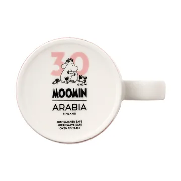 Kærlighed 30 år Mumi-kop og tallerken - 2 dele - Moomin Arabia