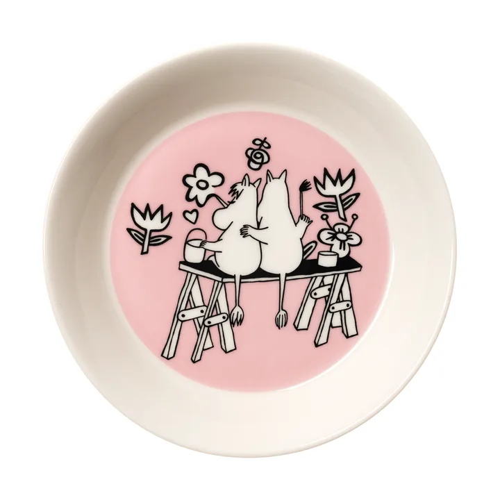 Kærlighed 30 år Mumintallerken Limited Edition - Ø15 cm - Moomin Arabia