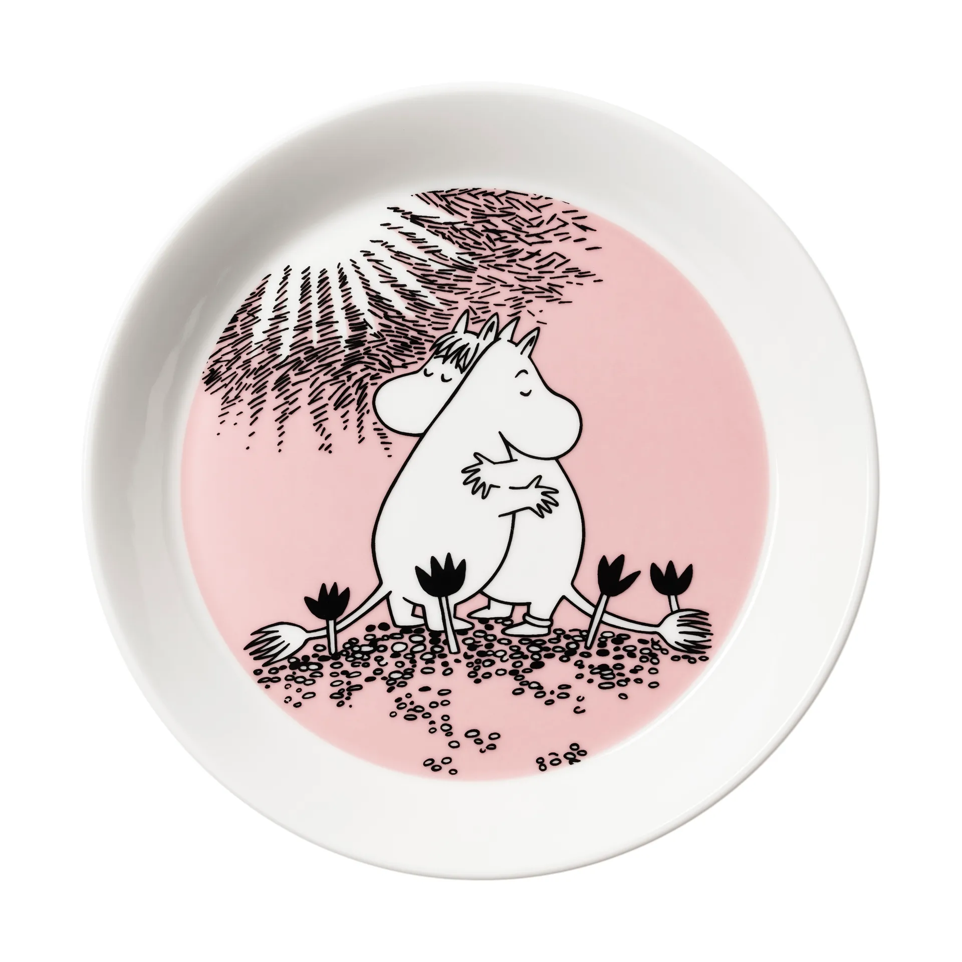 Kærlighed 30 år Mumitallerken, Ø19 cm Moomin Arabia