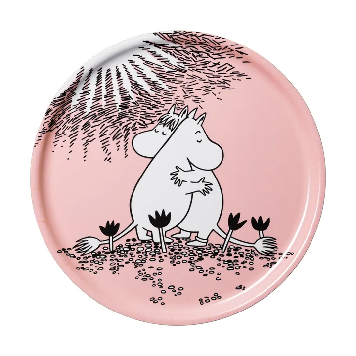 Kærlighed Mumi bakke - Ø35 cm - Moomin Arabia