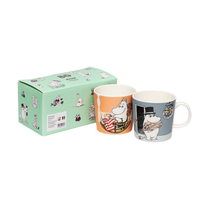 Moominmamma & Moominpappa Mumi krus 2 delar - 30 cl - Moomin Arabia