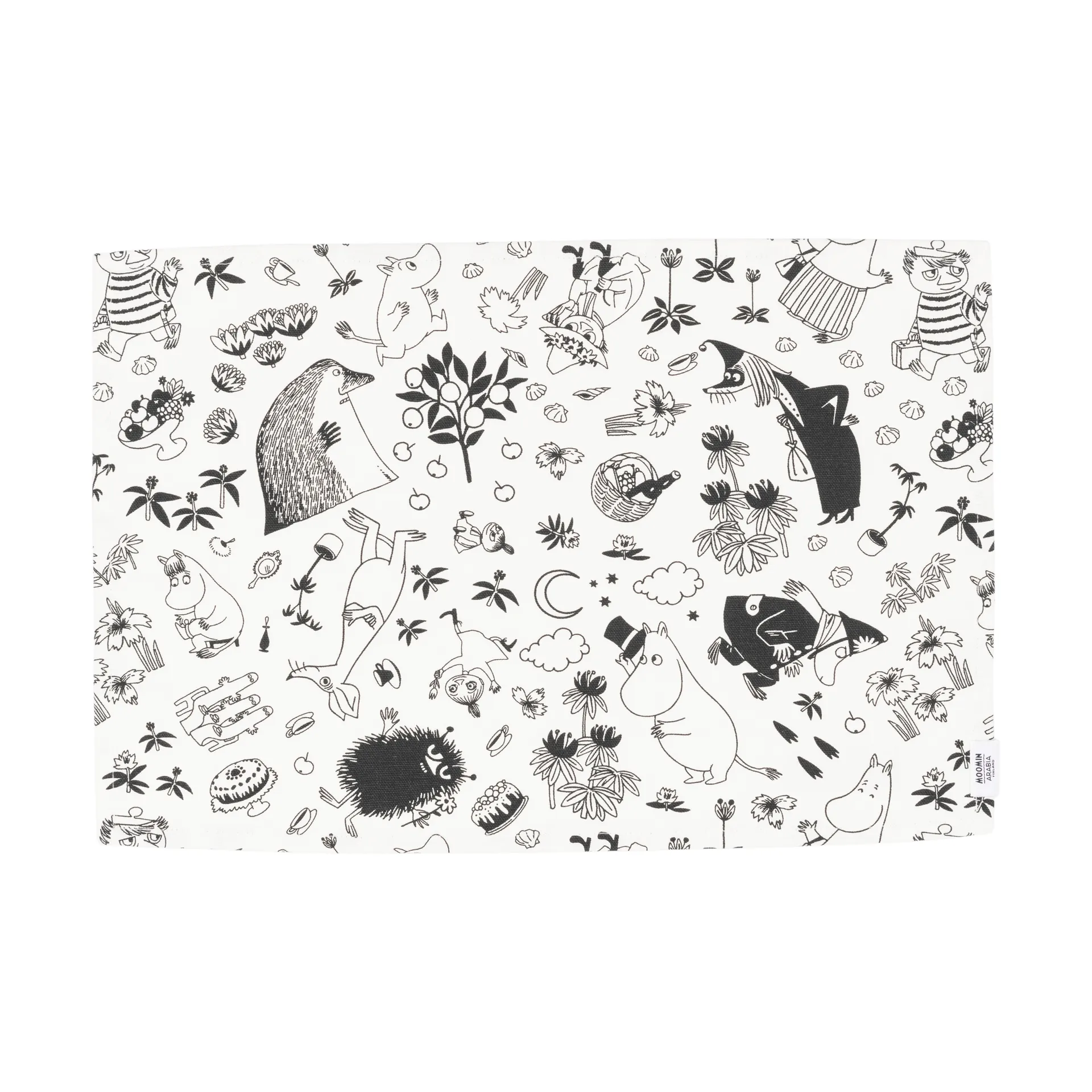 Mumi dækkeserviet 33x45 cm, Off-white Moomin Arabia